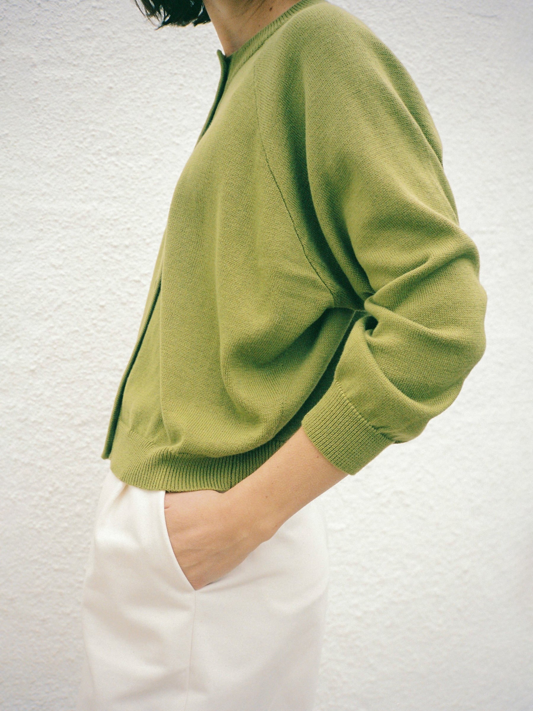 Strickjacke Knit Cardigan Barranco moss green Jungle Folk