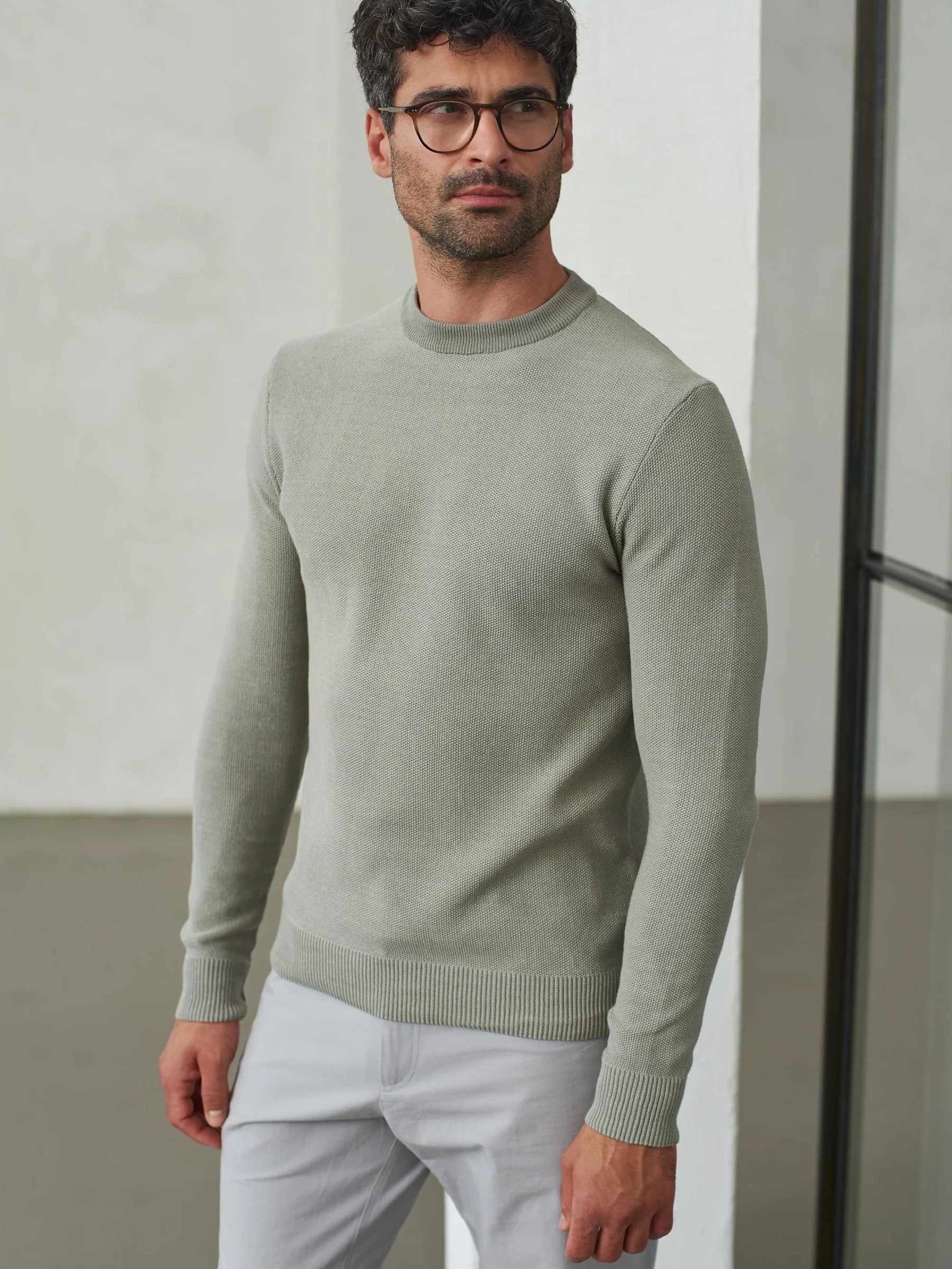 Pullover Morten Jumper eco knotted reed About Companions