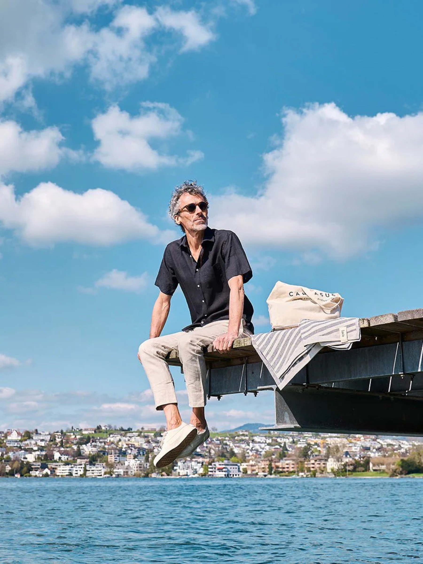 Hemd Shirt Linen Lido black Carpasus