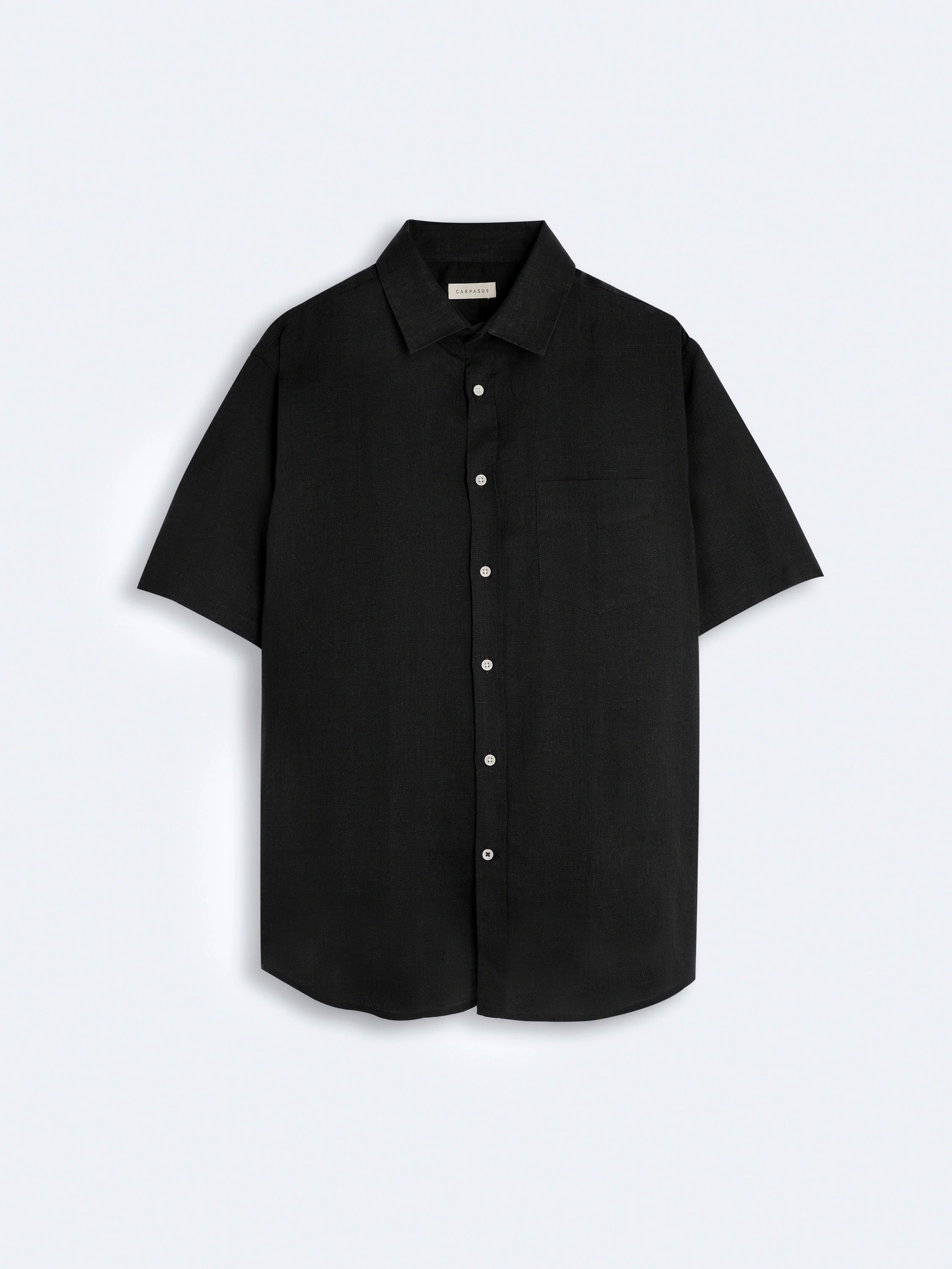 Hemd Shirt Linen Lido black Carpasus