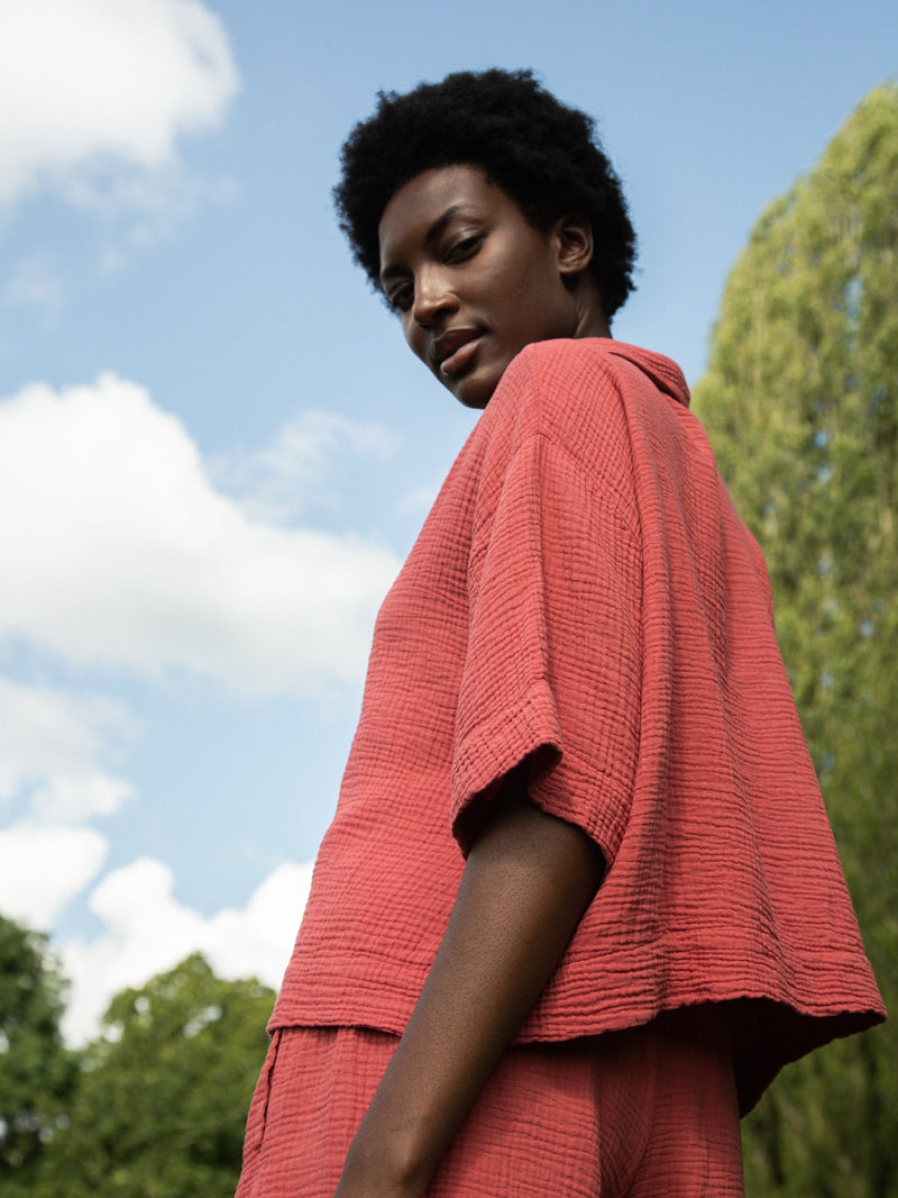 Bluse Ameera rose Beaumont Organic