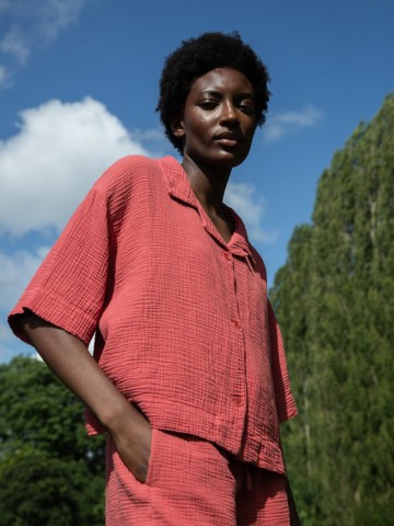 Bluse Ameera rose Beaumont Organic