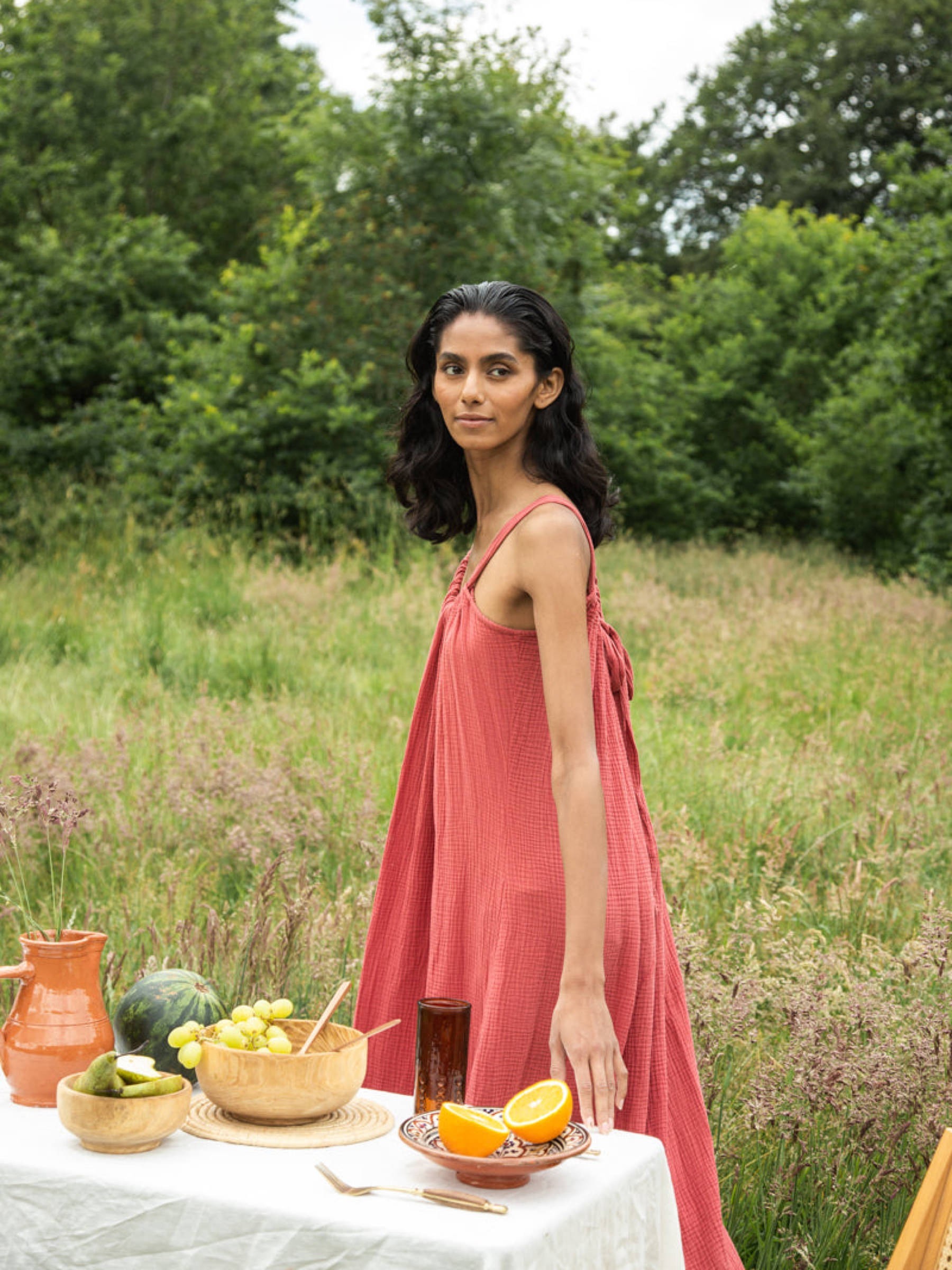 Kleid Wilder rose Beaumont Organic
