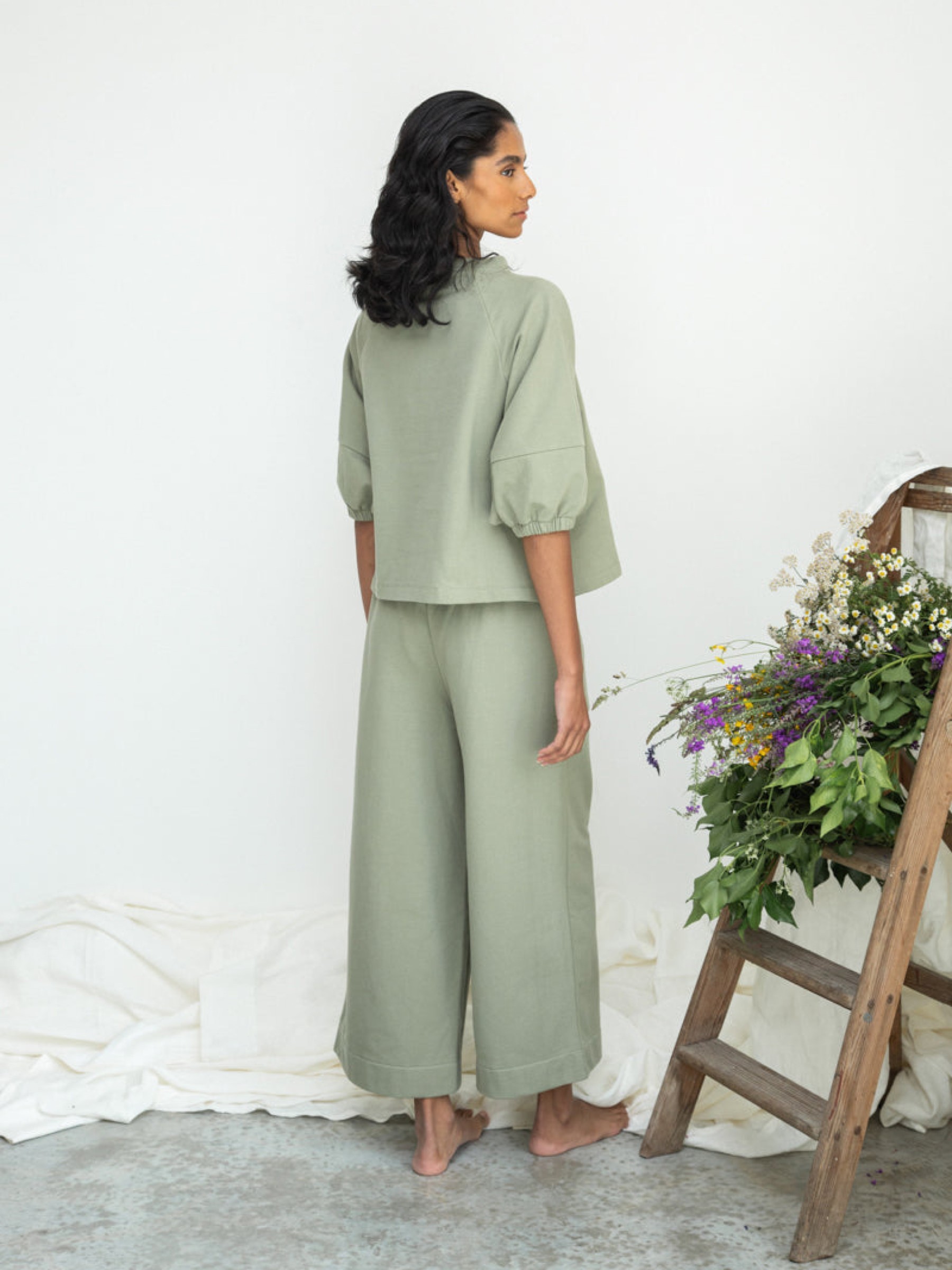 Hose Taya pistachio Beaumont Organic