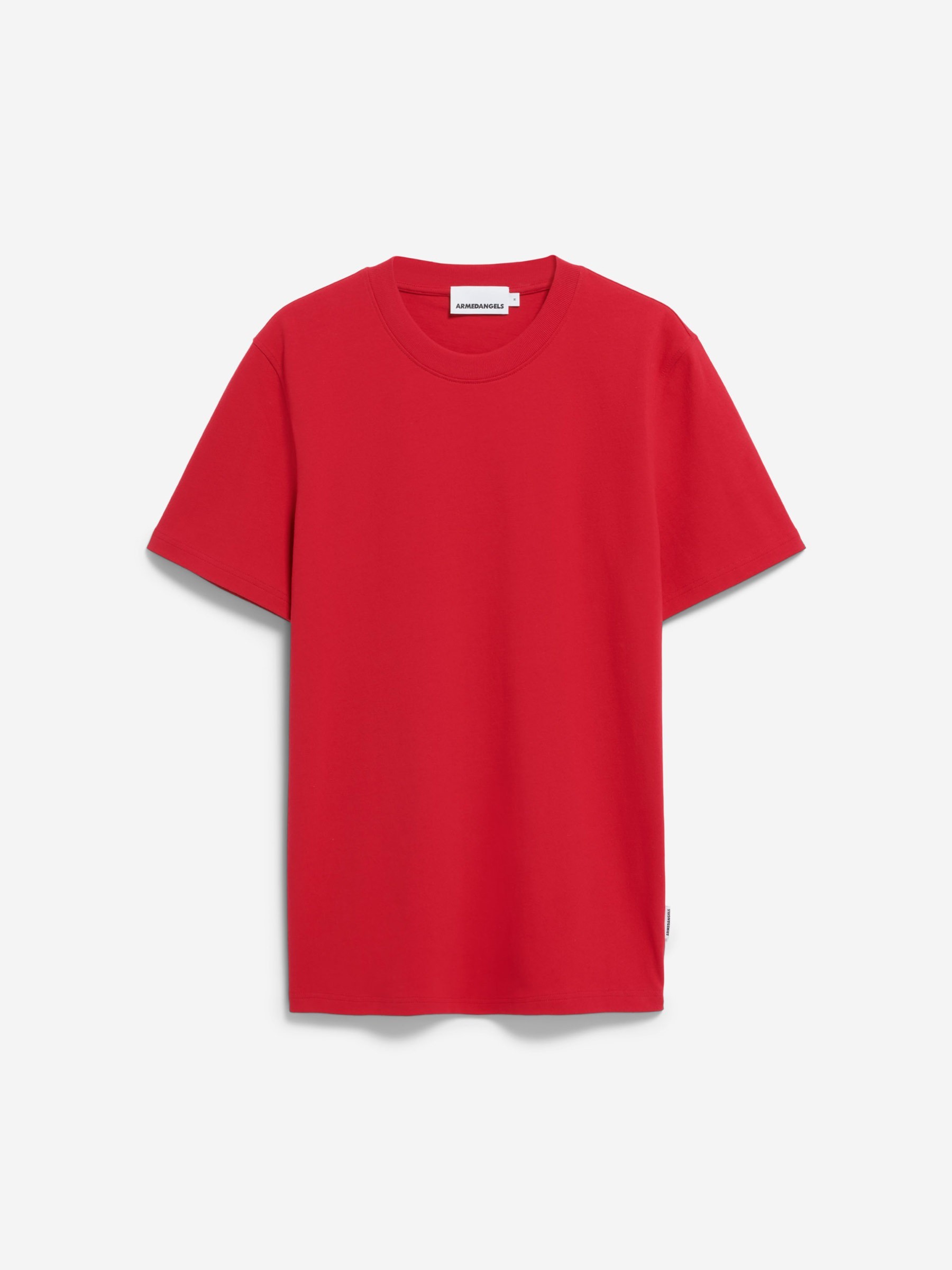T-Shirt Maarkos scarlet red Armedangels