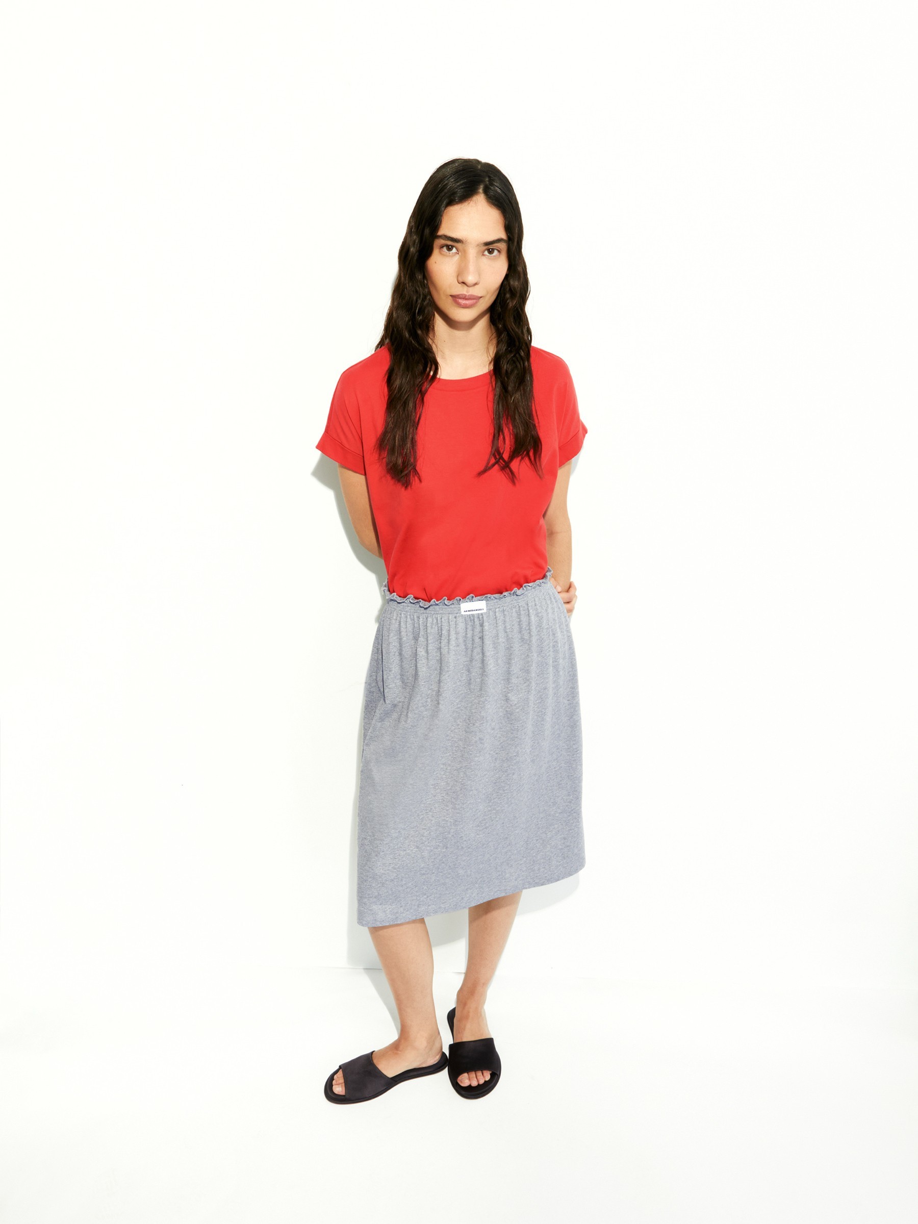 T-Shirt Idaara coral blush Armedangels