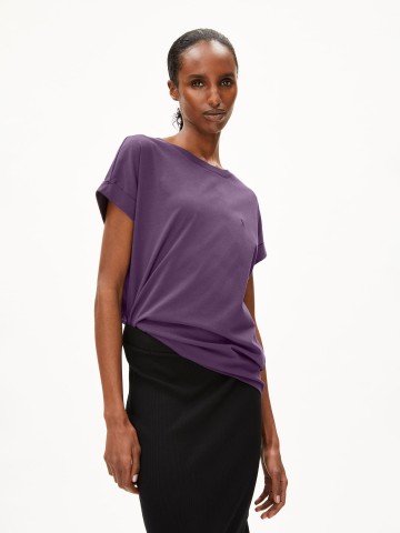 T-Shirt Idaara vivid violet Armedangels