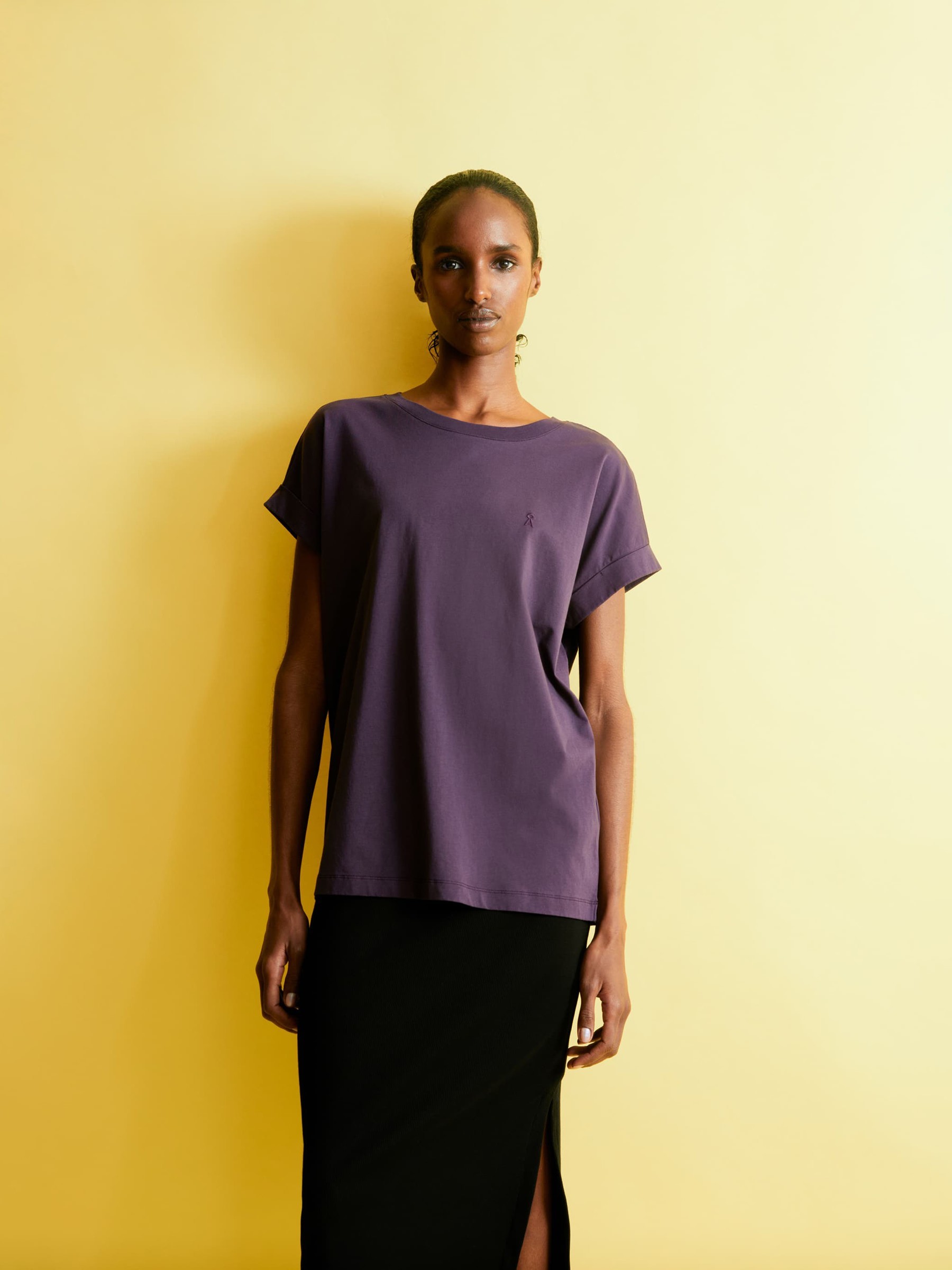 T-Shirt Idaara vivid violet Armedangels