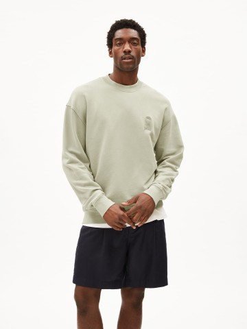 Pullover Emaal Crewneck Gmt Dye seagreen washed Armedangels