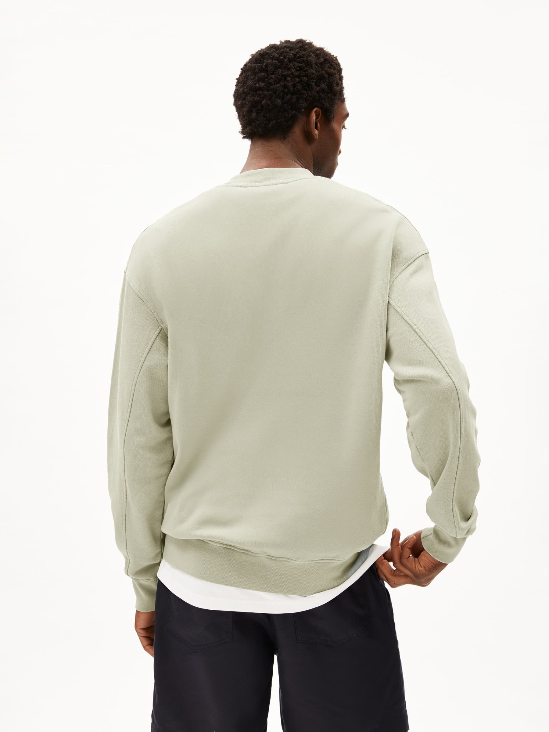 Pullover Emaal Crewneck Gmt Dye seagreen washed Armedangels