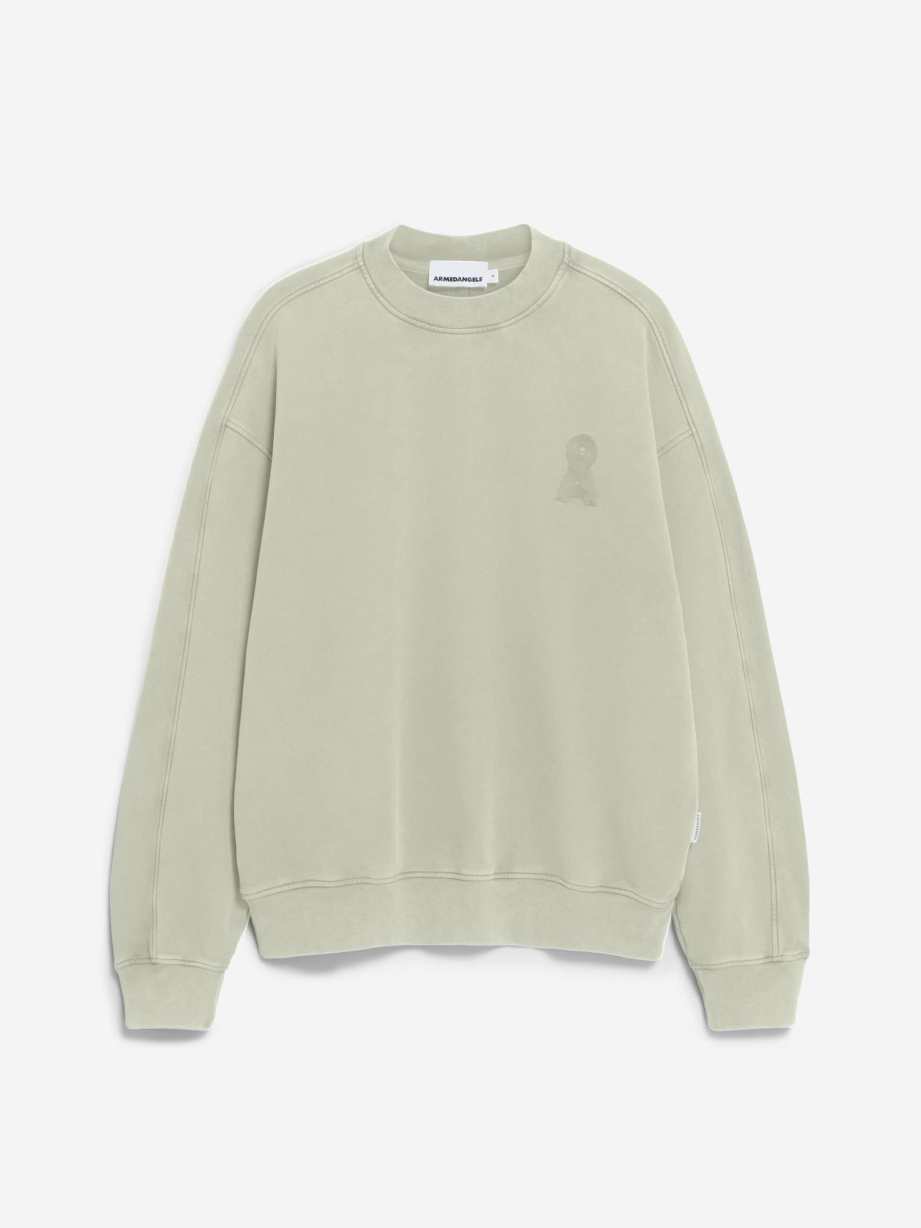 Pullover Emaal Crewneck Gmt Dye seagreen washed Armedangels