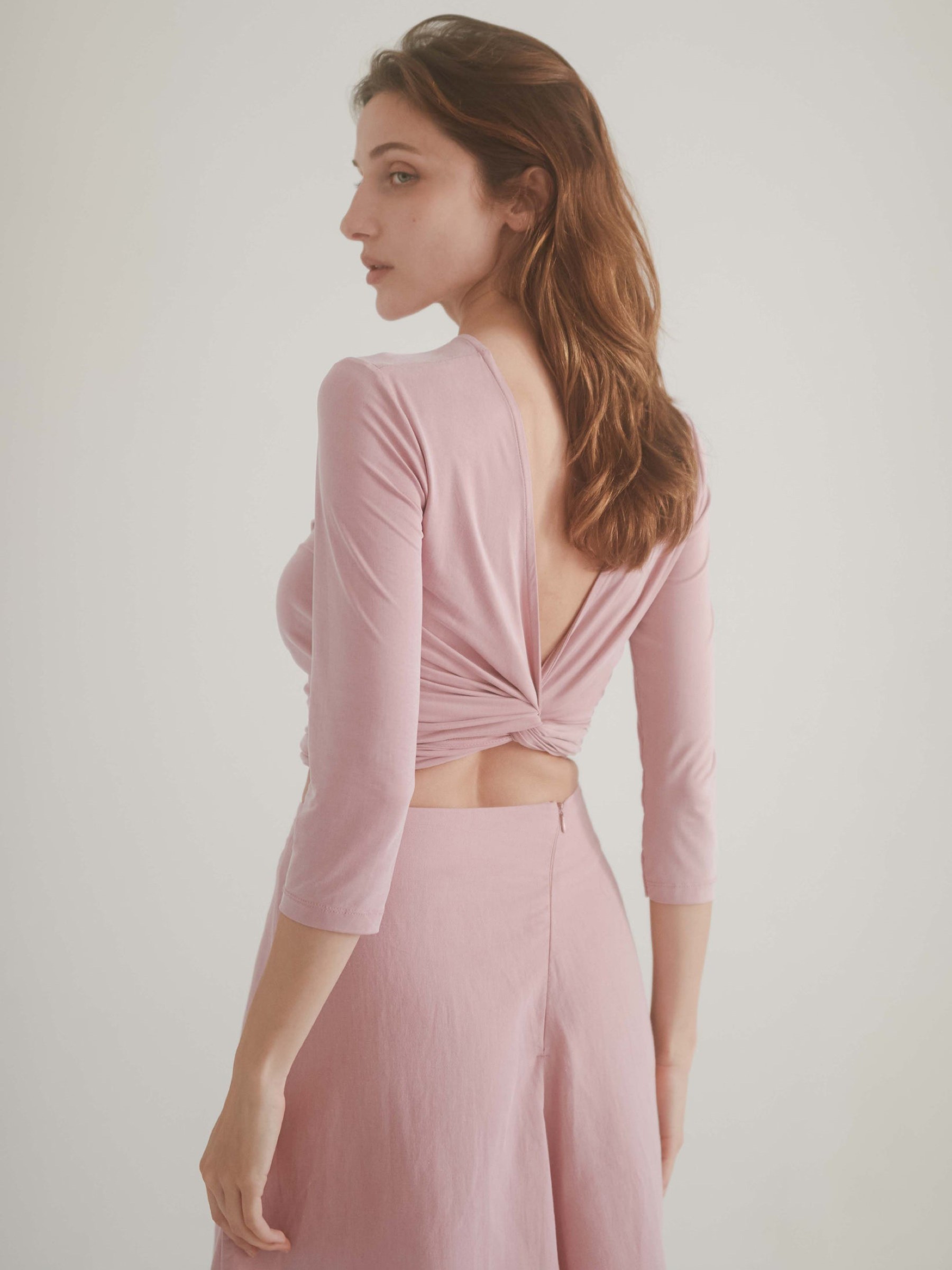 Longsleeve Wrap Top rose Cossac