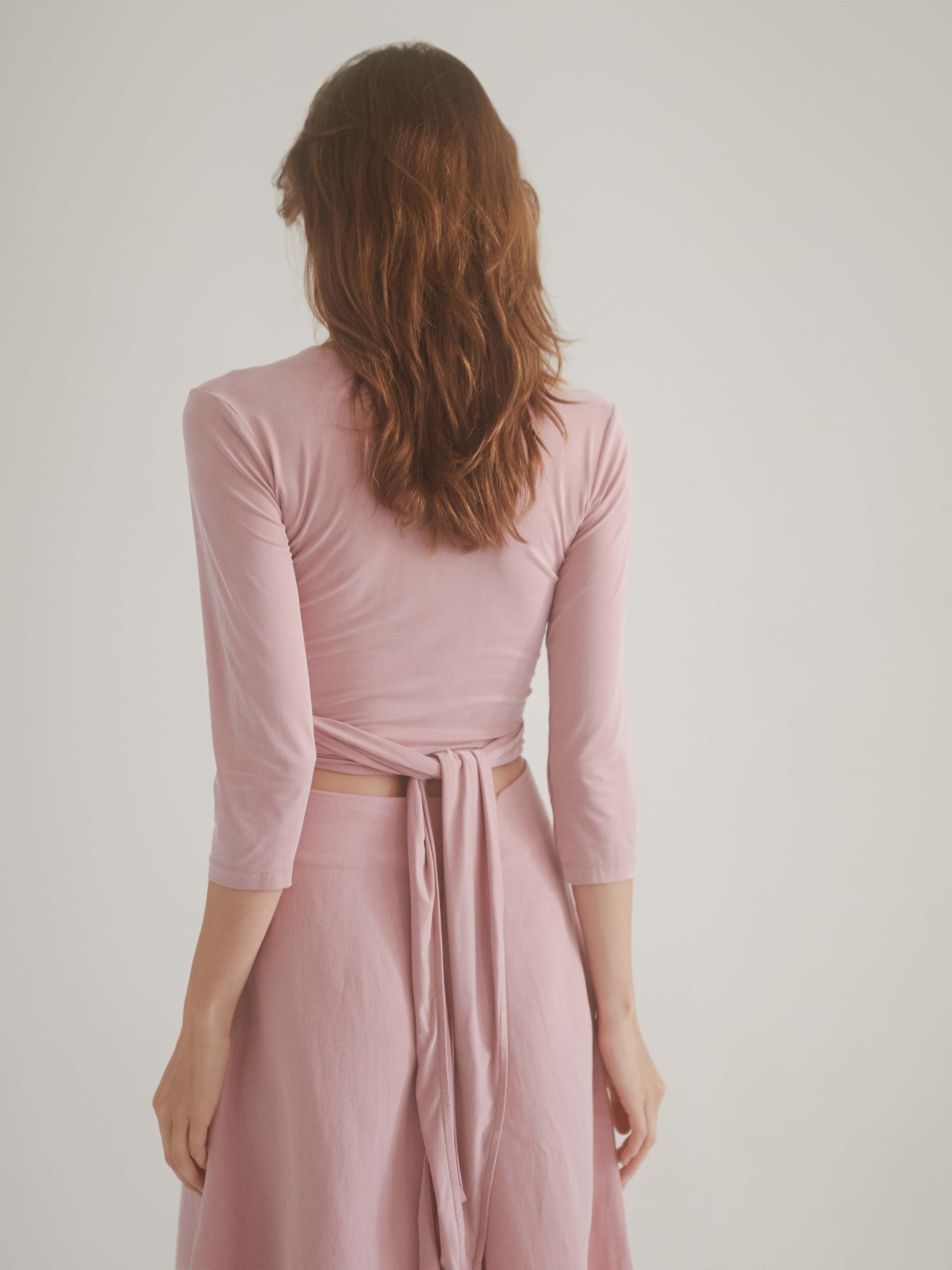 Longsleeve Wrap Top rose Cossac