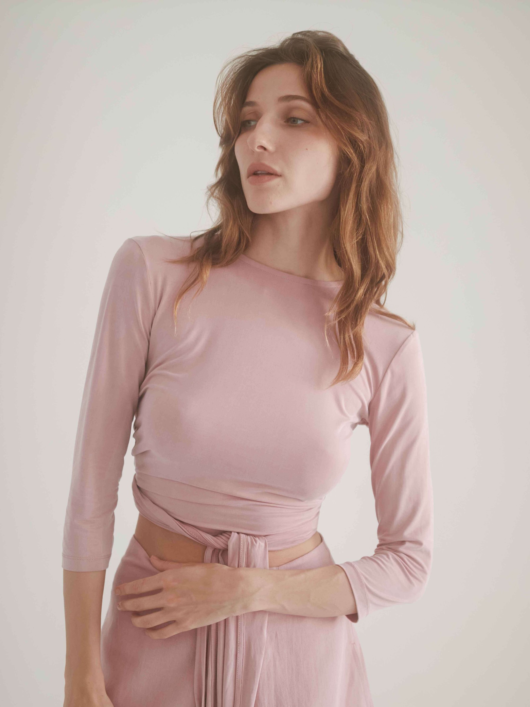 Longsleeve Wrap Top rose Cossac