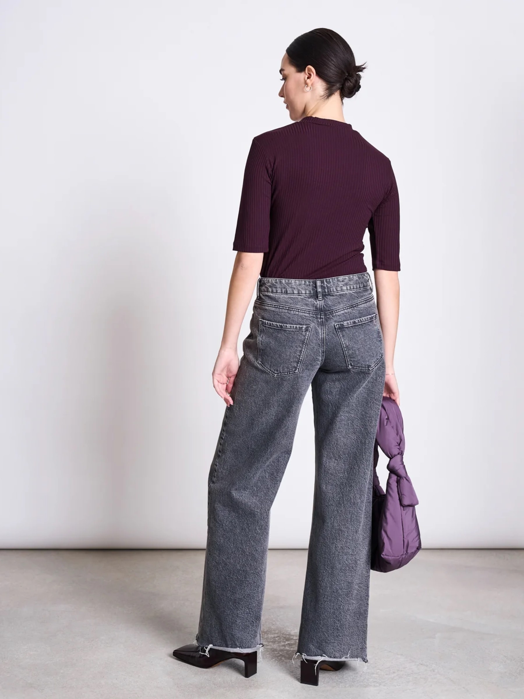 T-Shirt Nina Rib cherry lacquer Jan 'n June