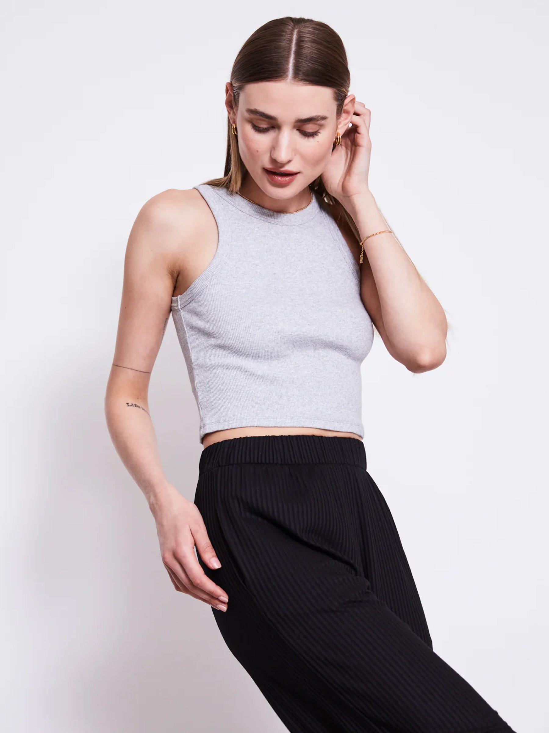 Tank Top Porto light grey Jan 'n June