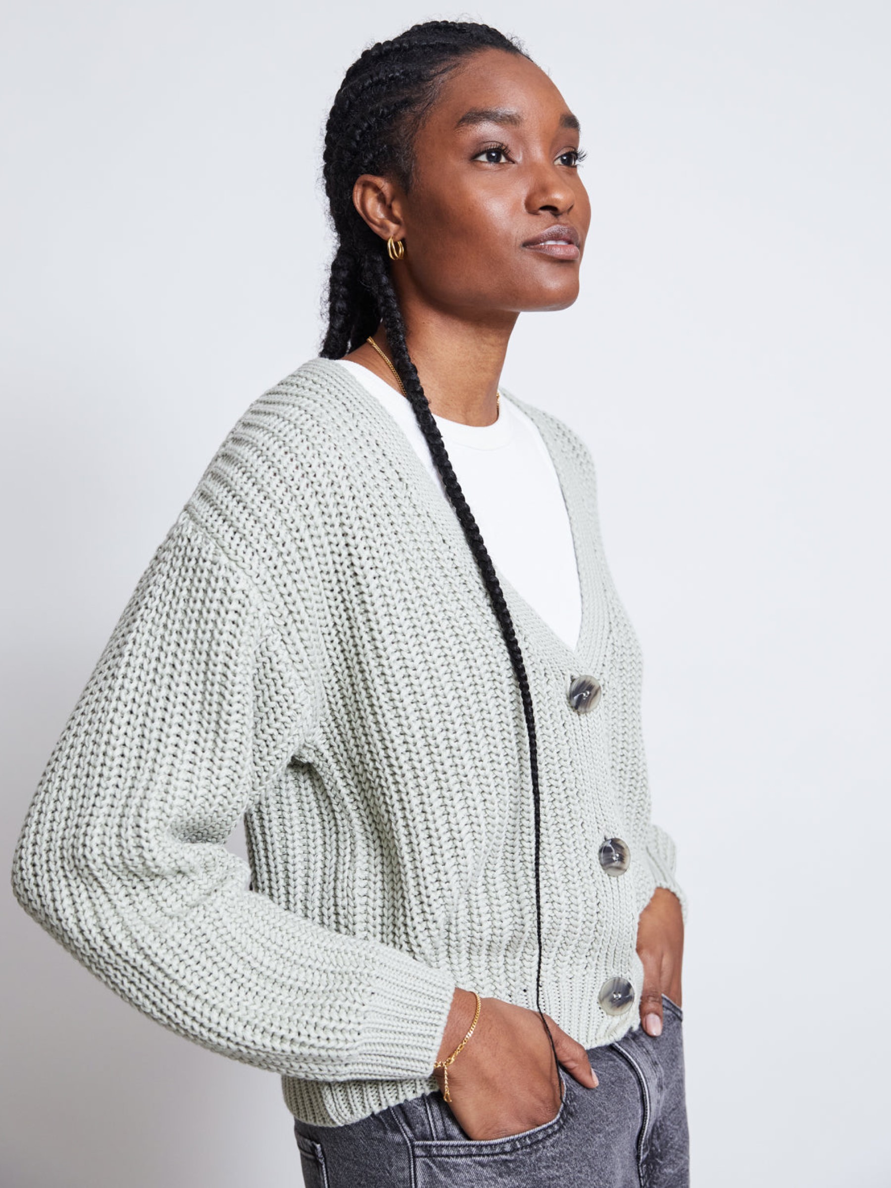 Cardigan Knit Jacket Lena vintage lace Jan 'n June