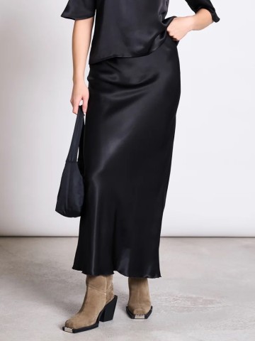 Rock Maxi Skirt Serin black Jan 'n June