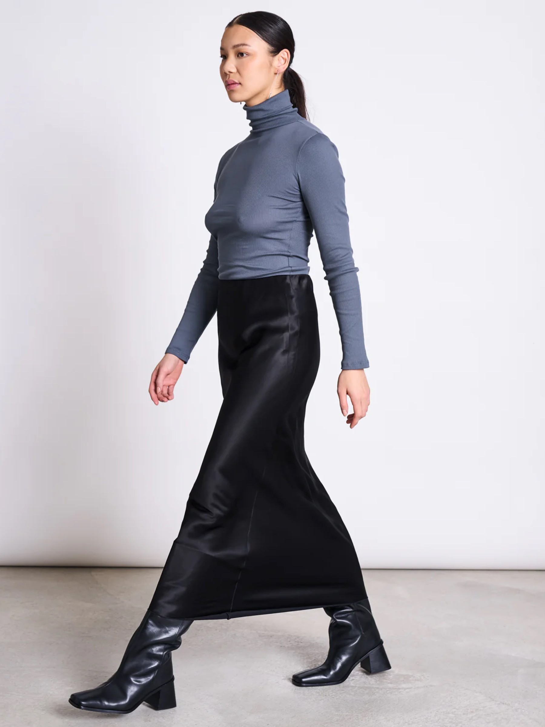 Rock Maxi Skirt Serin black Jan 'n June
