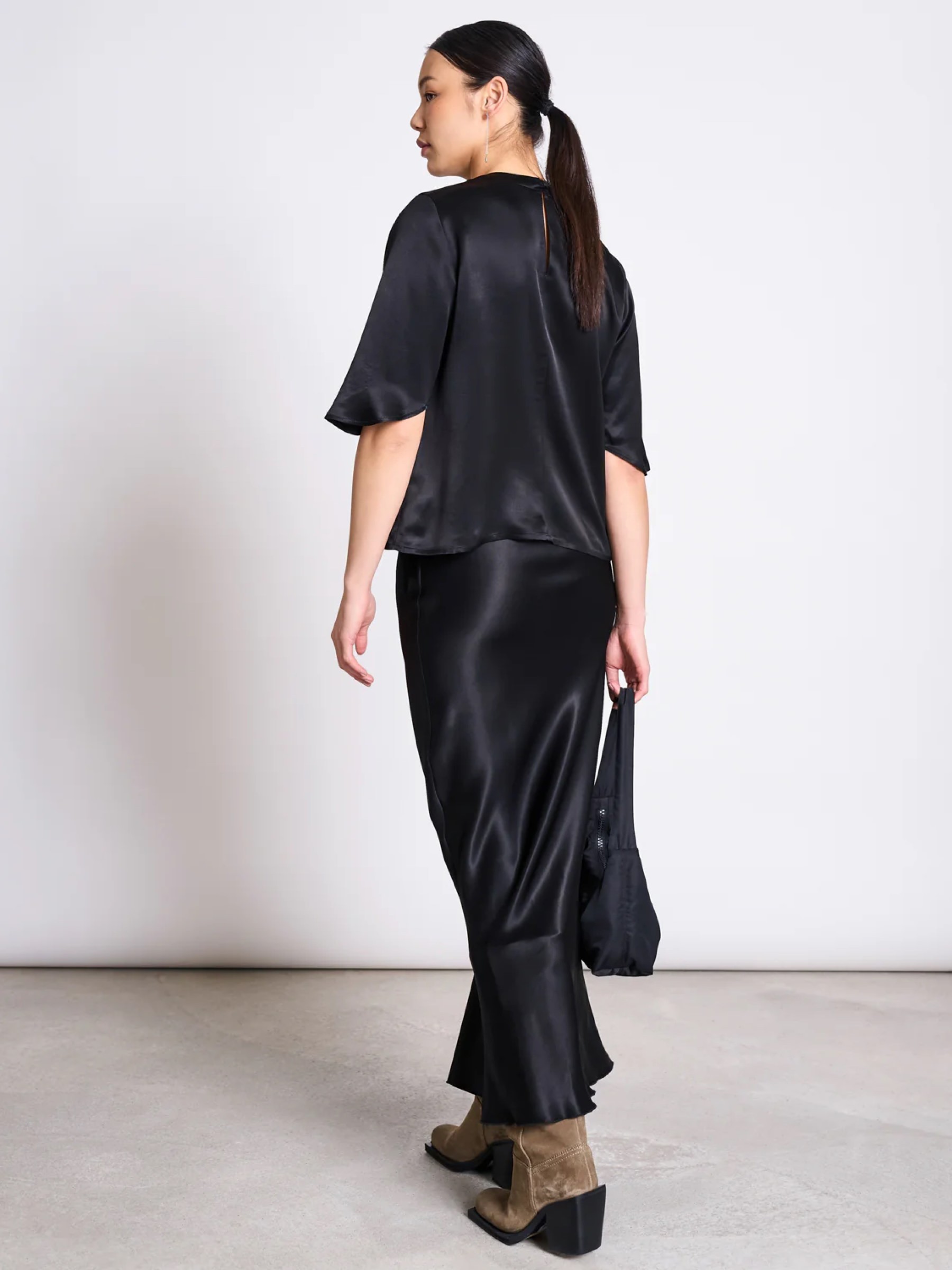 Rock Maxi Skirt Serin black Jan 'n June
