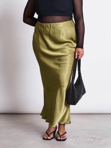 Rock Maxi Skirt Serin woody olive Jan 'n June