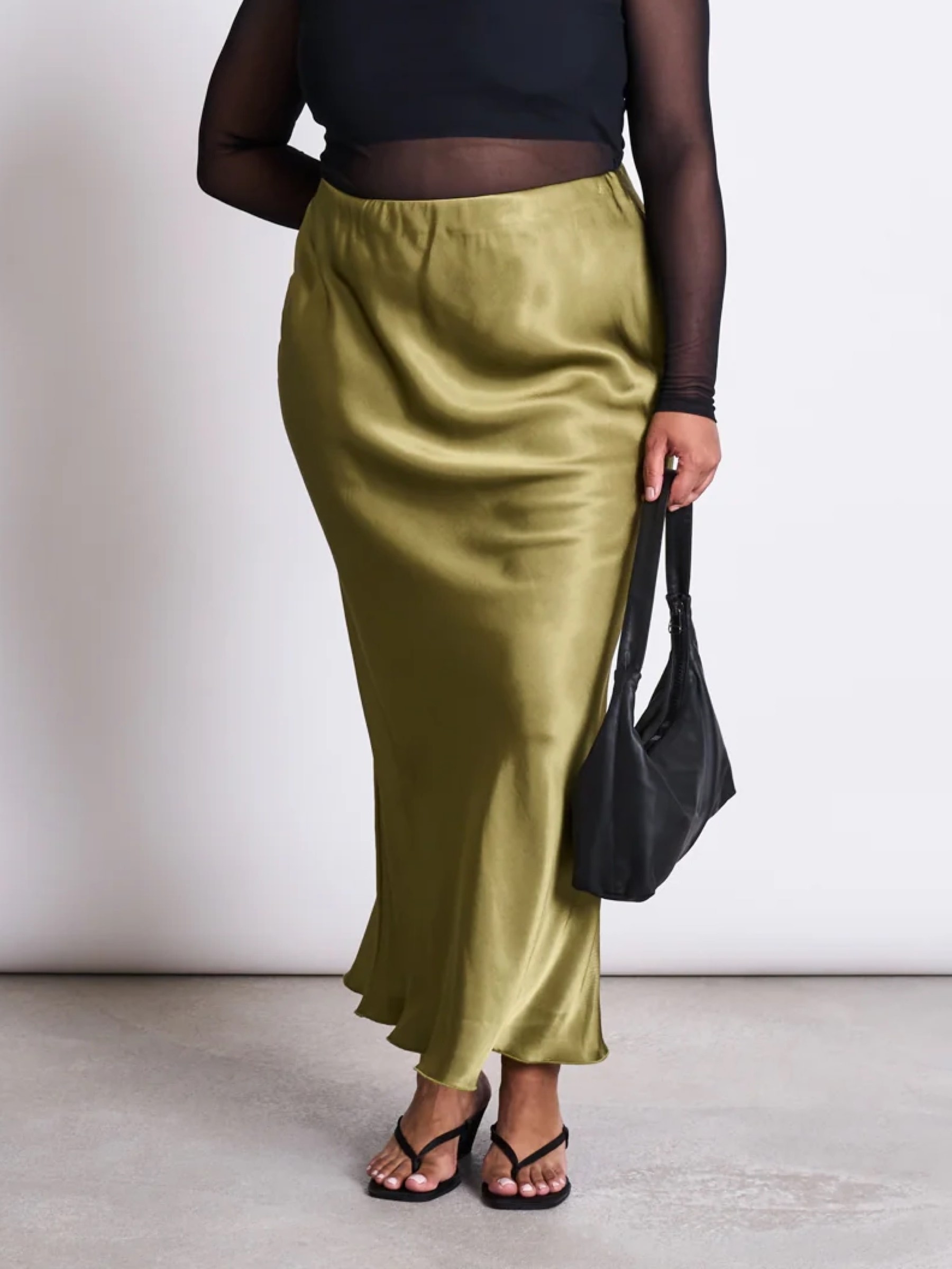 Rock Maxi Skirt Serin woody olive Jan 'n June