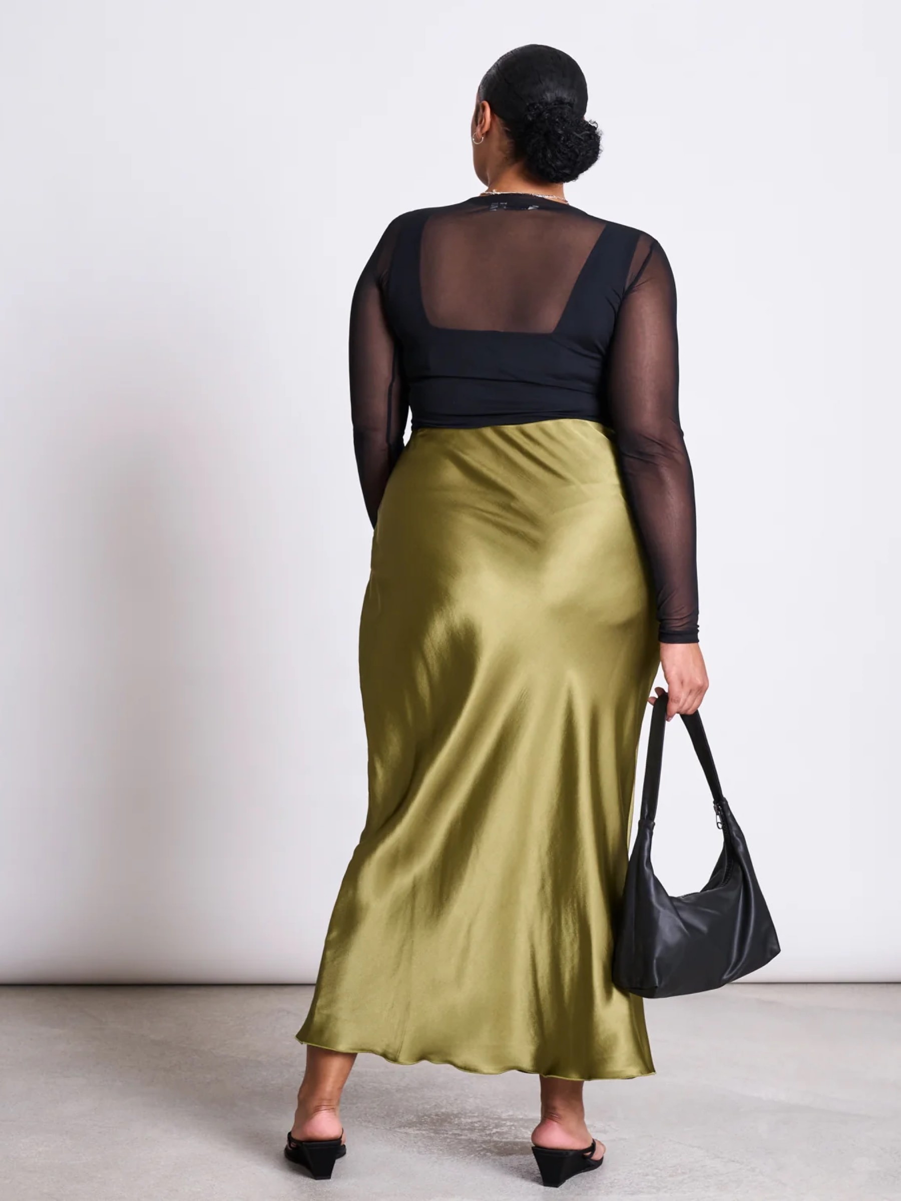 Rock Maxi Skirt Serin woody olive Jan 'n June