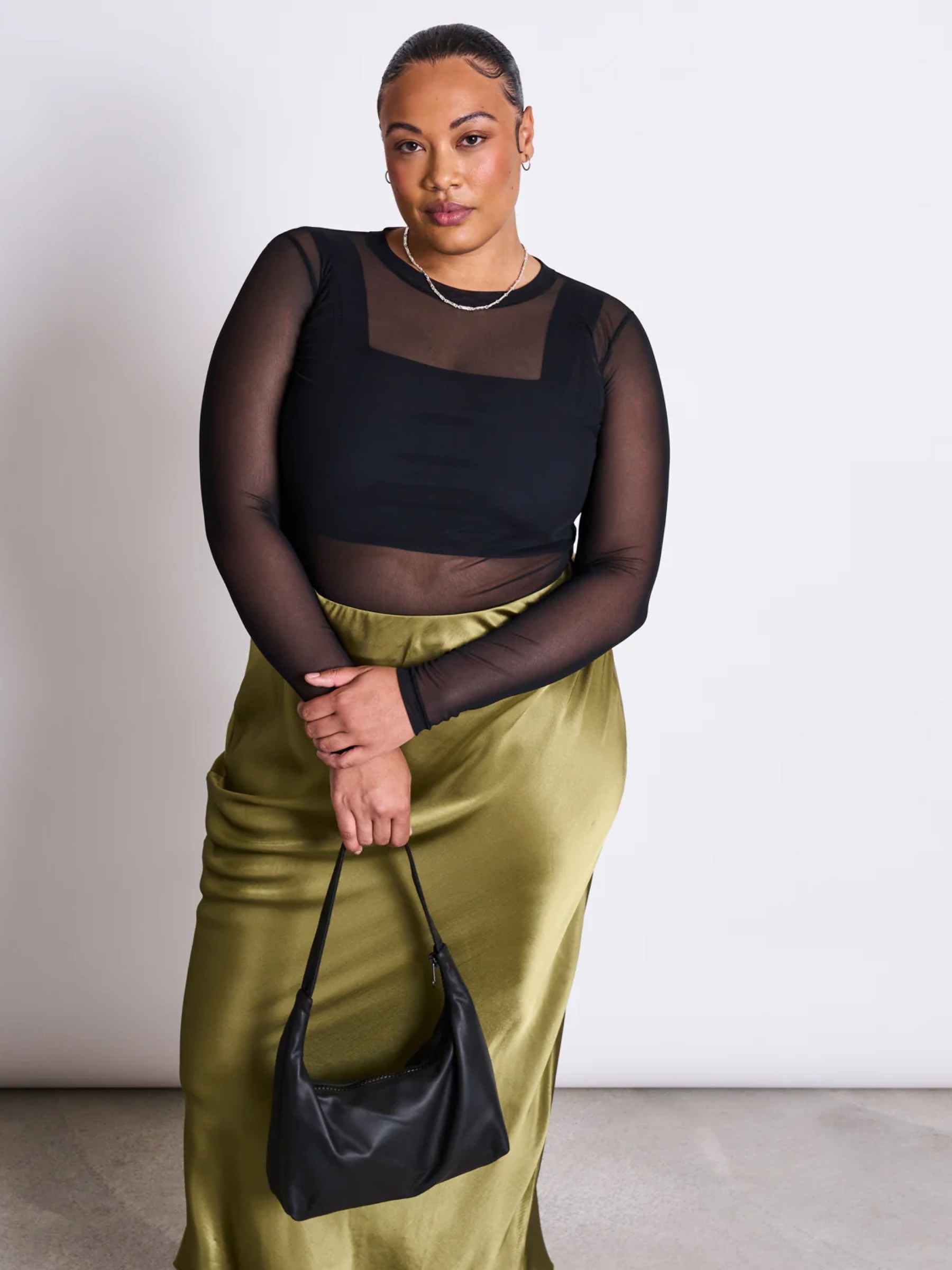 Rock Maxi Skirt Serin woody olive Jan 'n June