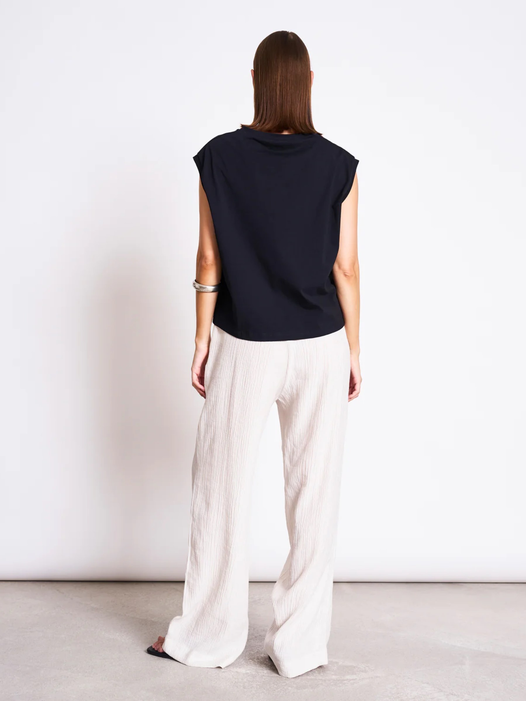 Hose Crinkle Pants Hava offwhite Jan 'n June