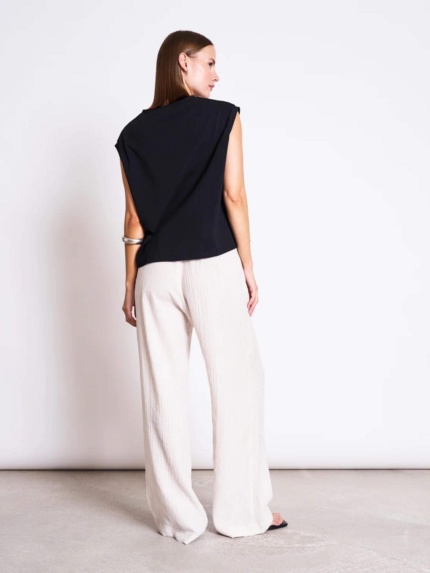 Hose Crinkle Pants Hava offwhite Jan 'n June