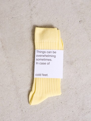 Socken Socks faded lemon Jan 'n June