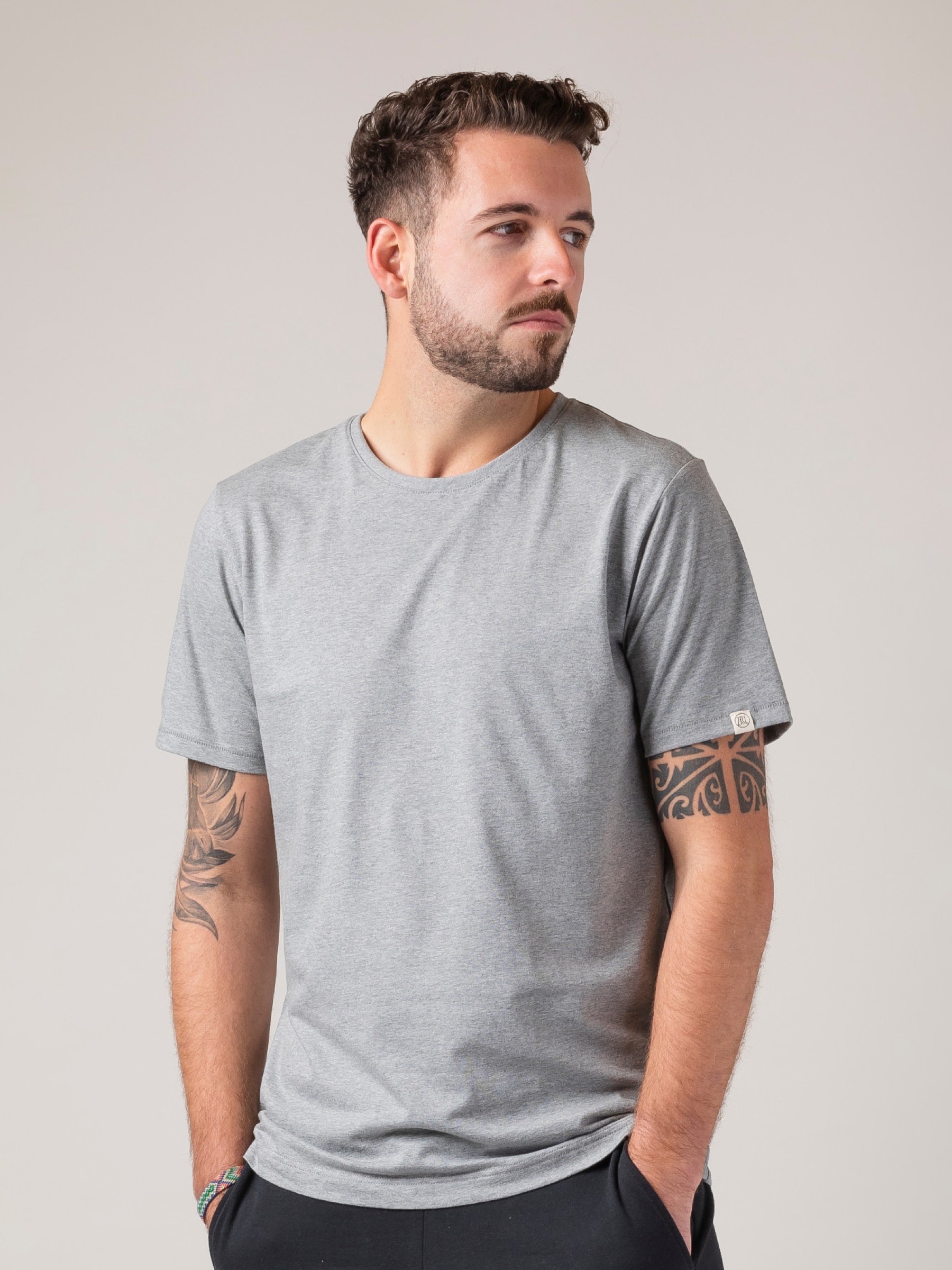 Basic T-Shirt stone grey ZRCL