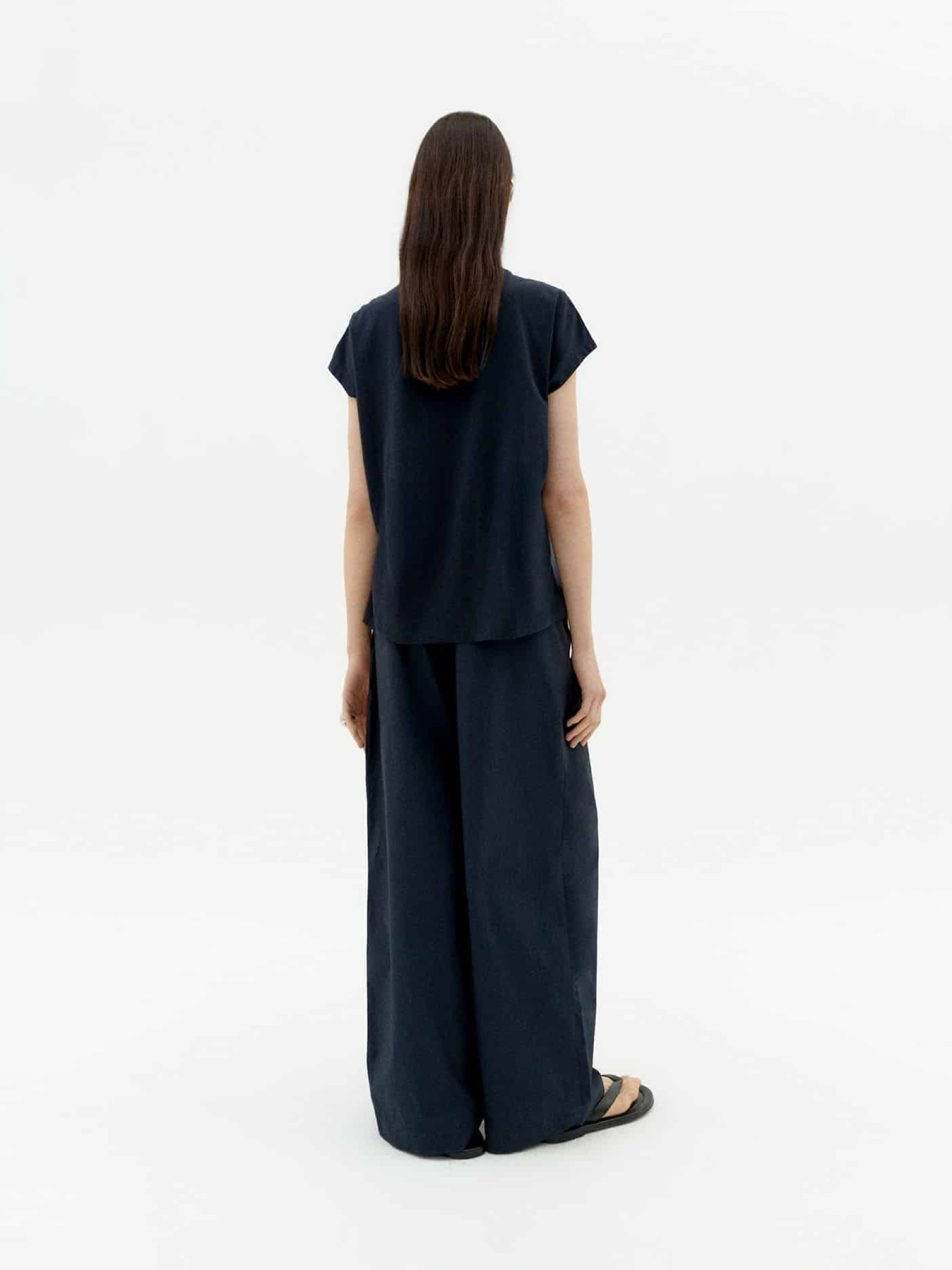 T-Shirt Volta Tee navy Thinking Mu