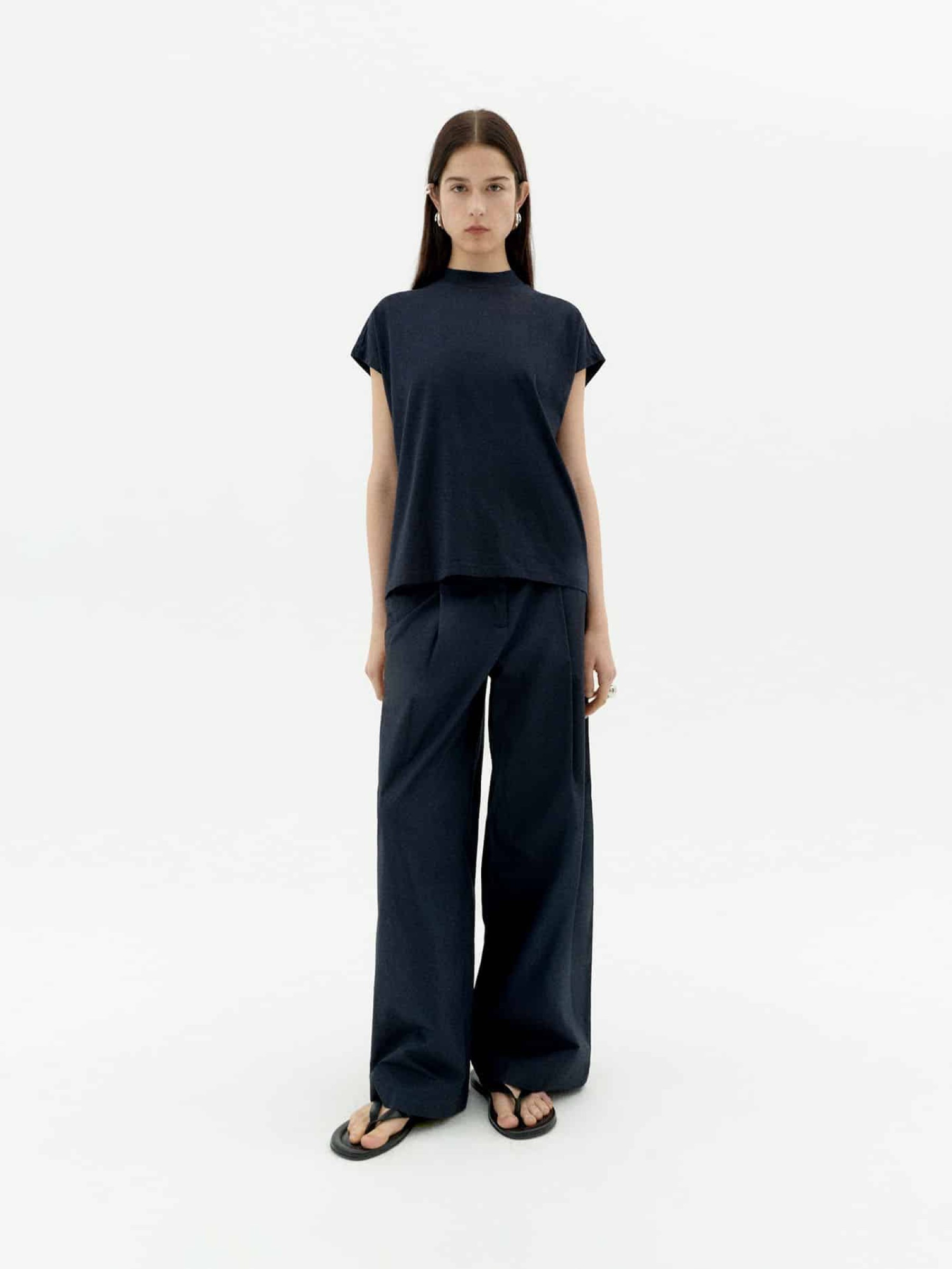 T-Shirt Volta Tee navy Thinking Mu