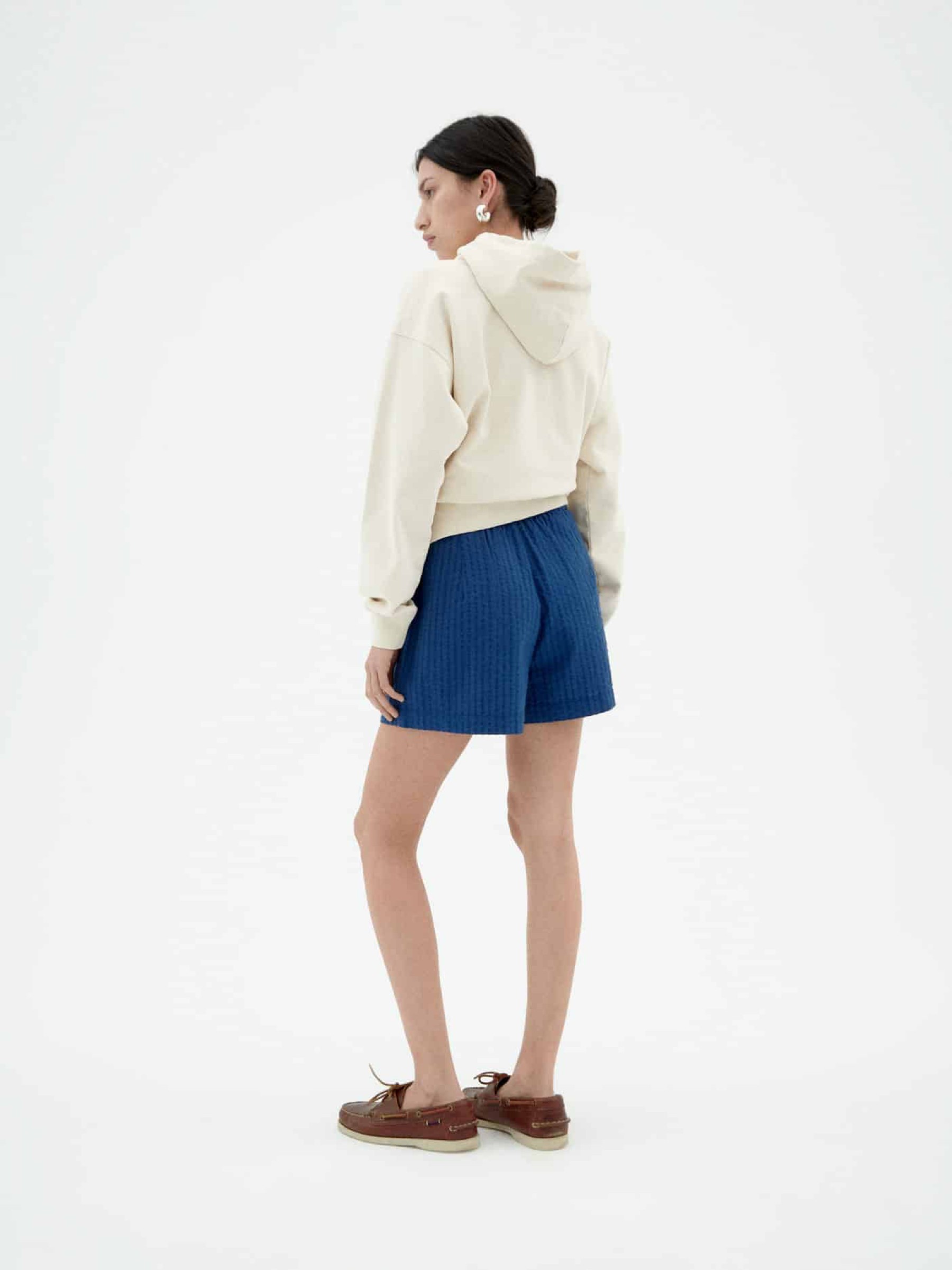 Hose Narciso Shorts cobalt Thinking Mu