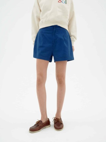 Hose Narciso Shorts cobalt Thinking Mu