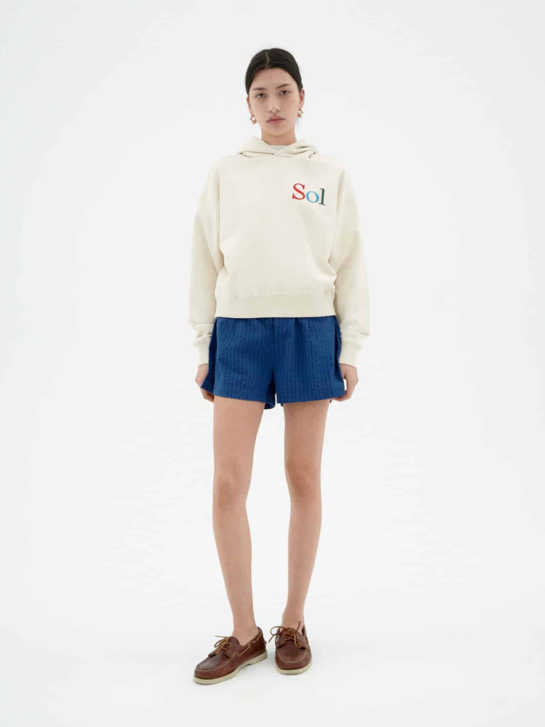 Hose Narciso Shorts cobalt Thinking Mu