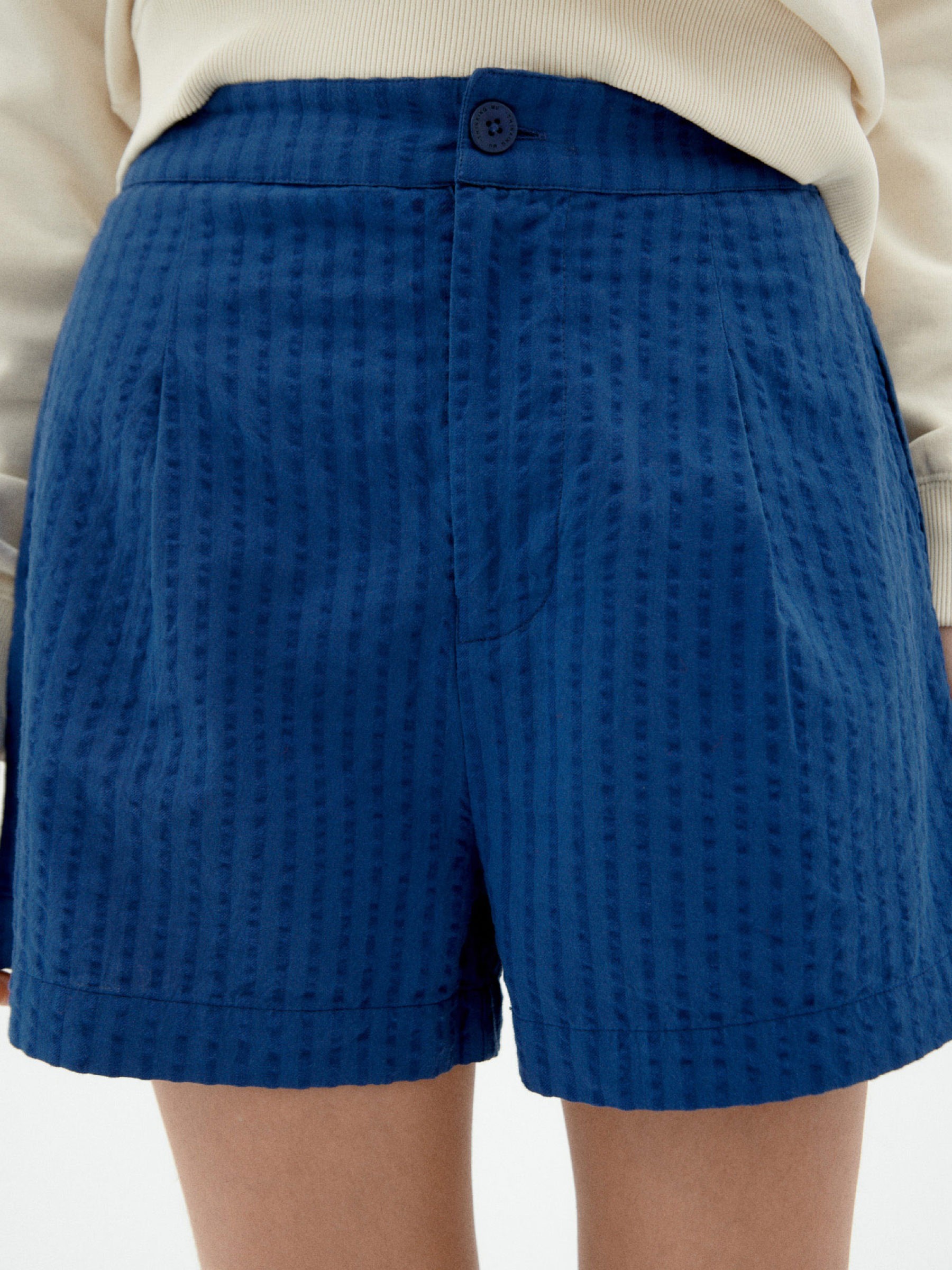 Hose Narciso Shorts cobalt Thinking Mu