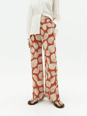 Hose Manolita Pants leaf light Thinking Mu
