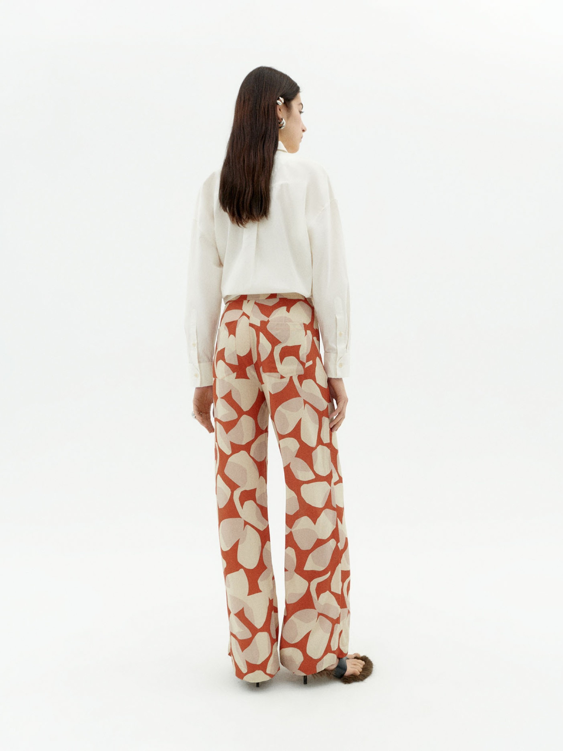 Hose Manolita Pants leaf light Thinking Mu