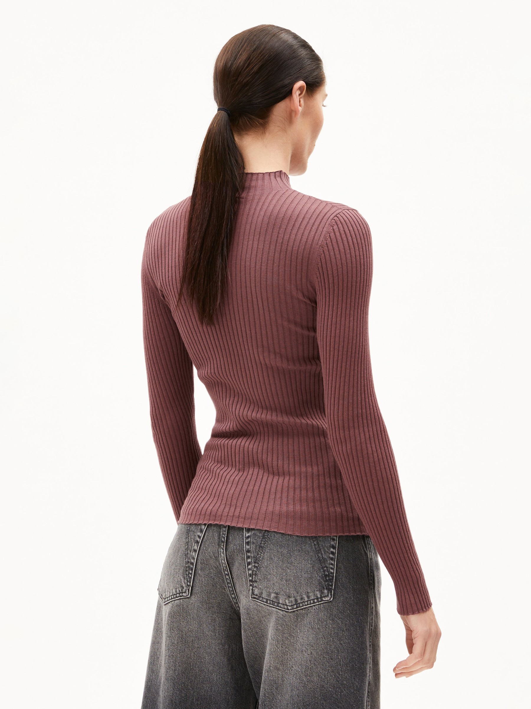 Longsleeve Alaania dark berry Armedangels